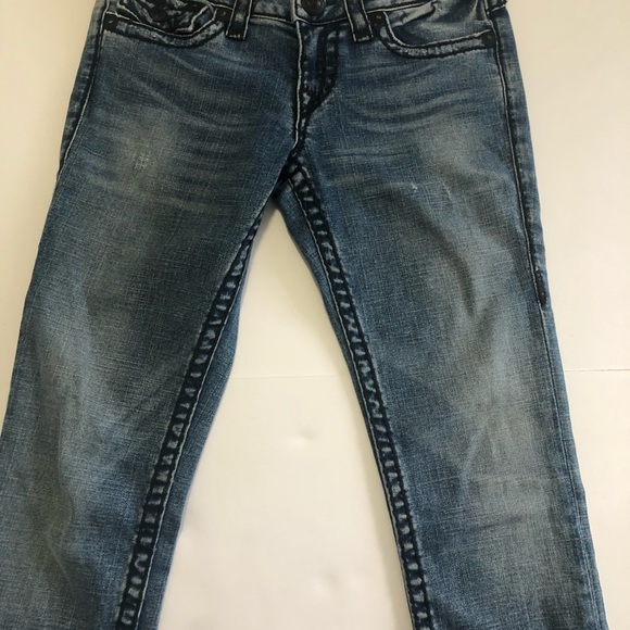 True Religion Jeans rn 112790 Ca30427 Blue Size 28 - Picture 2 of 11
